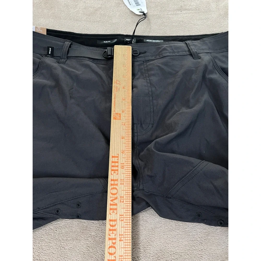 Prana Stretch Zion Slim Pant II Men's 40x32 Dark Iron Gray 1969831 Cargo $95 NEW
